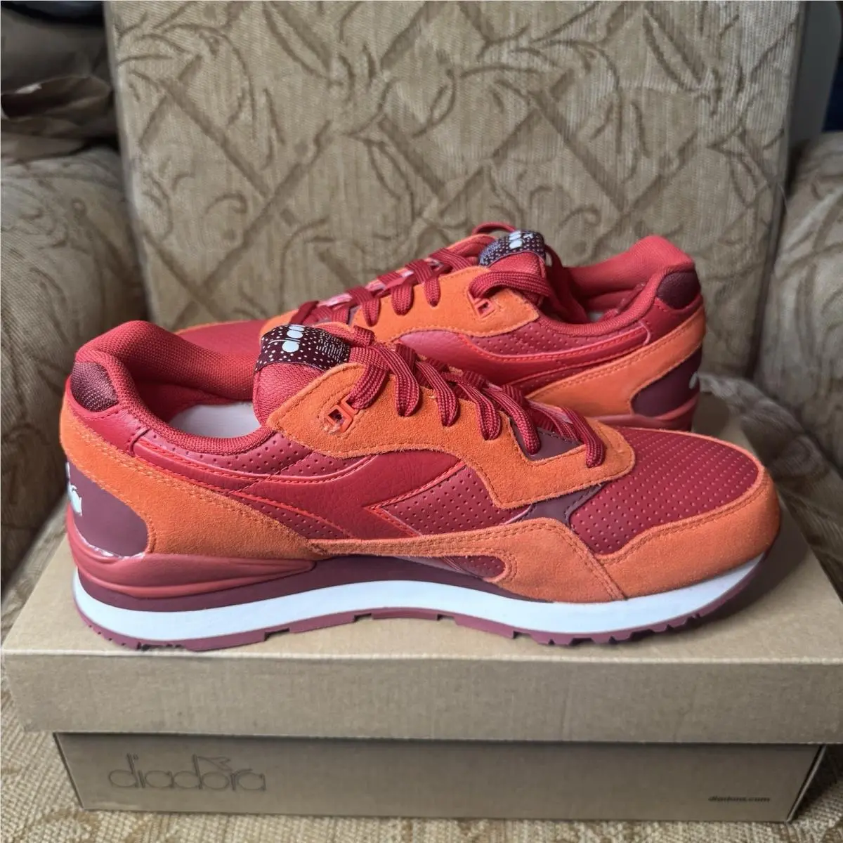 Diadora shoes - Diadora N92 - Red 0