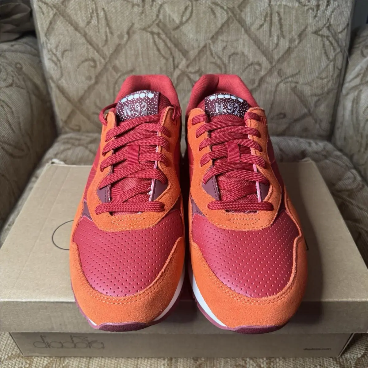 Diadora shoes - Diadora N92 - Red 3