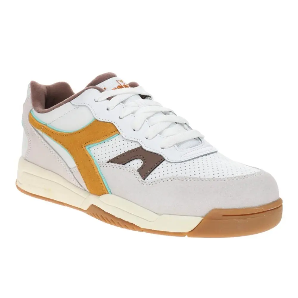 Diadora shoes - diadora Winner Suede Leather Lace Up - 179583-C7193 - White (UPC: 197020264632) 0