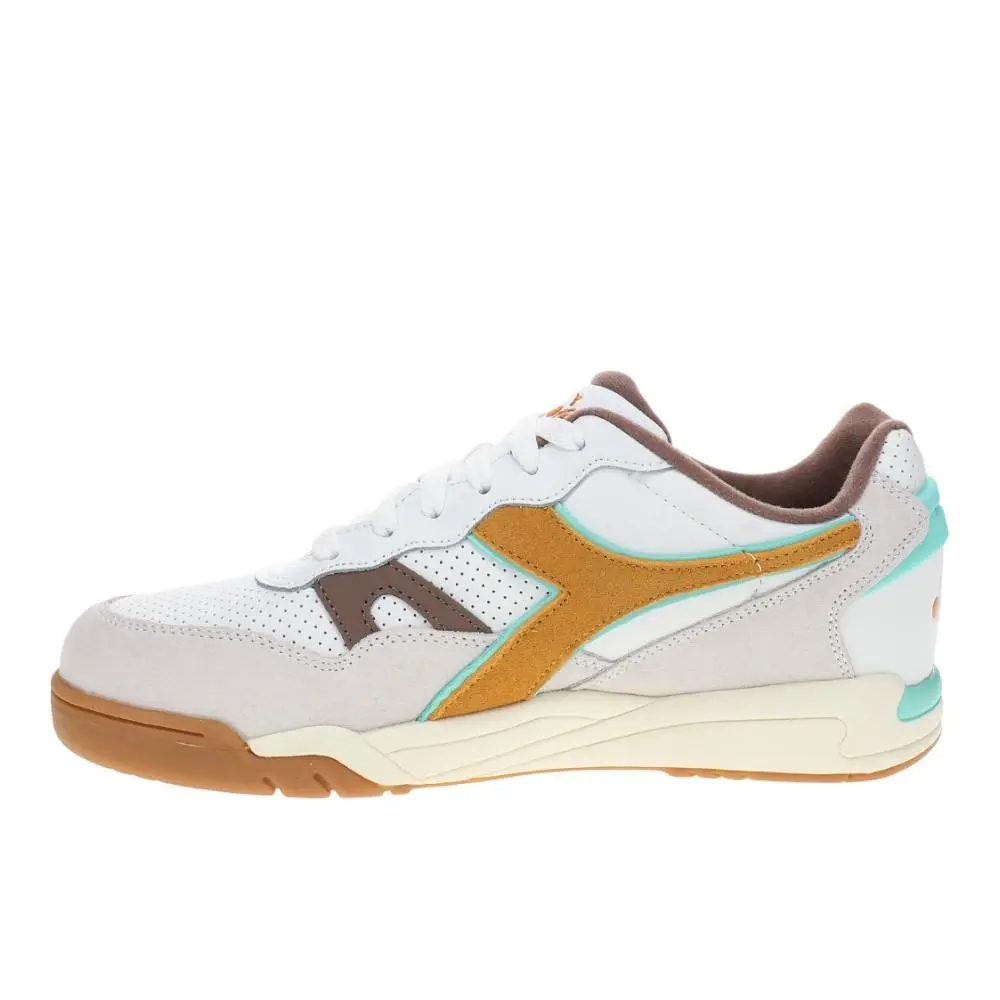 Diadora shoes - diadora Winner Suede Leather Lace Up - 179583-C7193 - White (UPC: 197020264632) 1