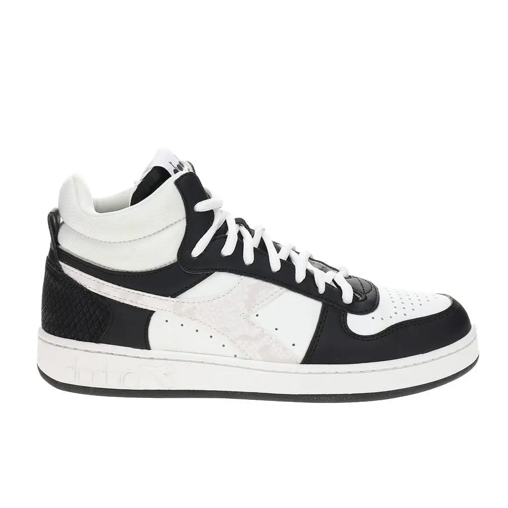 Diadora Magic Basket Demi Reptile Lace Up Womens Size 8.5 M Sneakers Casual Sho