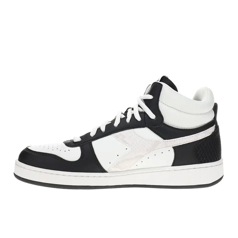 Diadora shoes - diadora Magic Basket Demi Reptile Lace Up - 179784-C0641 - Black (UPC: 197020128347) 1