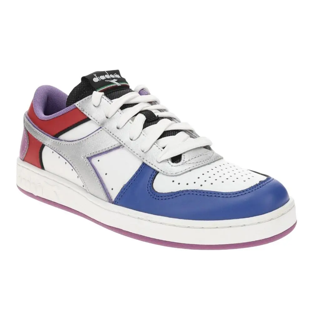 Diadora shoes - diadora Magic Basket Low Galaxy Lace Up - 179290-C0519 - Silver (UPC: 193867986713) 0