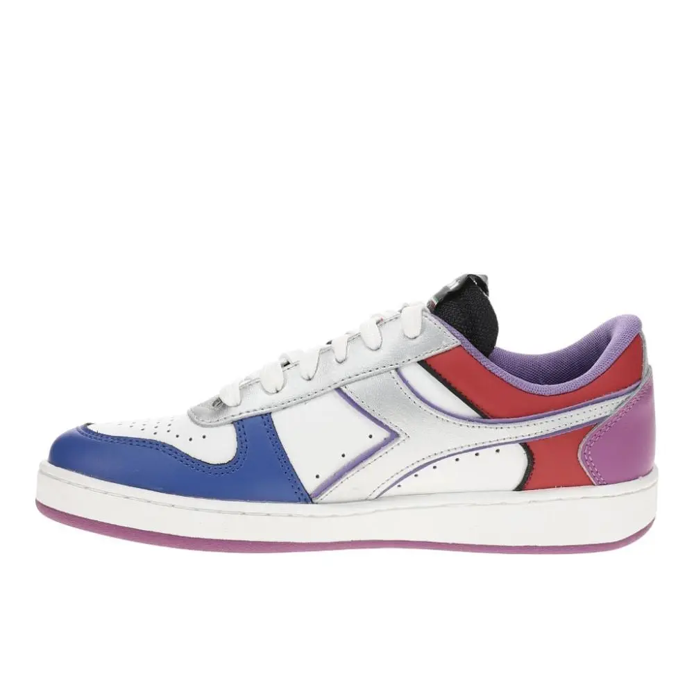 Diadora shoes - diadora Magic Basket Low Galaxy Lace Up - 179290-C0519 - Silver (UPC: 193867986713) 1