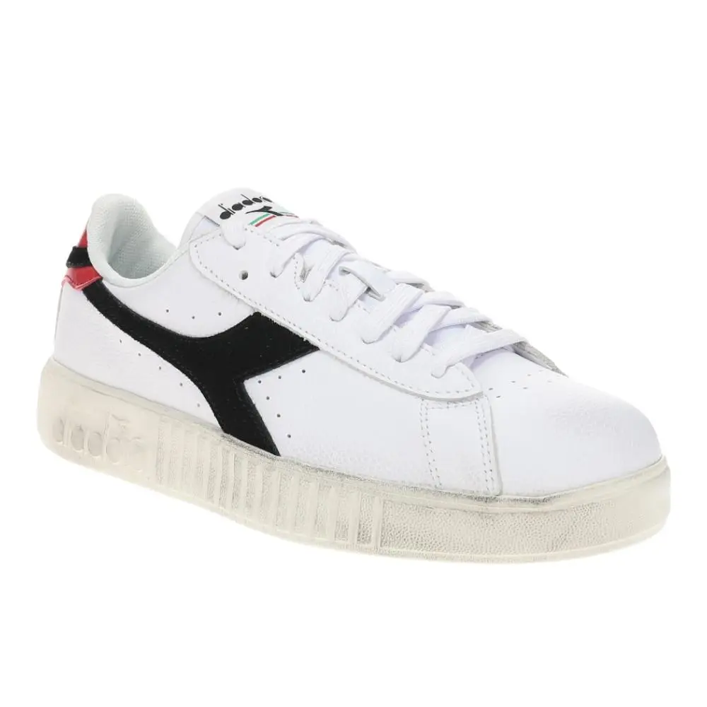 Diadora shoes - diadora Game Step Premium Wax Lace Up - 179571-C0351 - White (UPC: 193867974086) 0