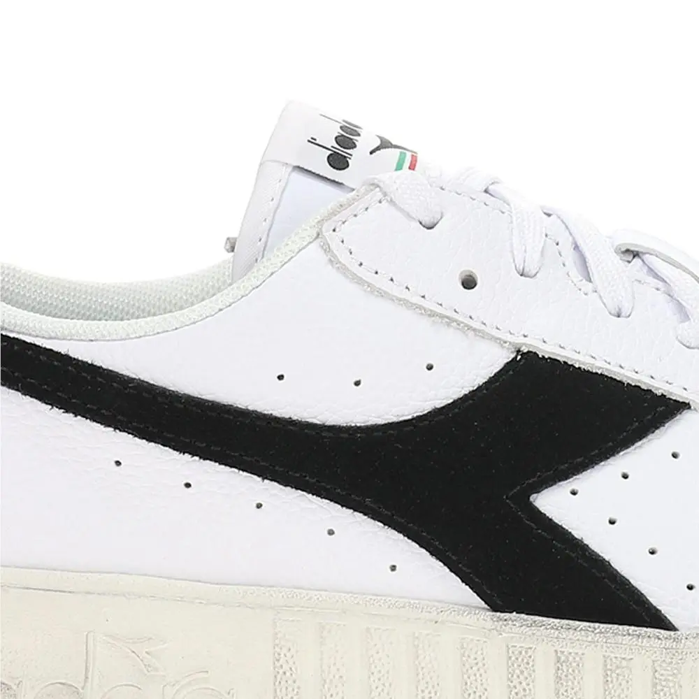 Diadora shoes - diadora Game Step Premium Wax Lace Up - 179571-C0351 - White (UPC: 193867974086) 4
