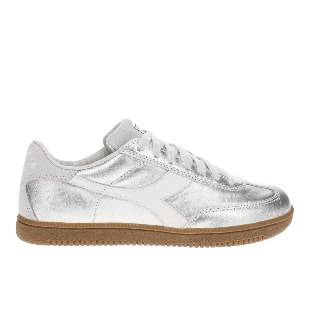 Diadora Trainer Metallic Lace Up Mens Size 6.5 M Sneakers Casual Shoes 181987-9