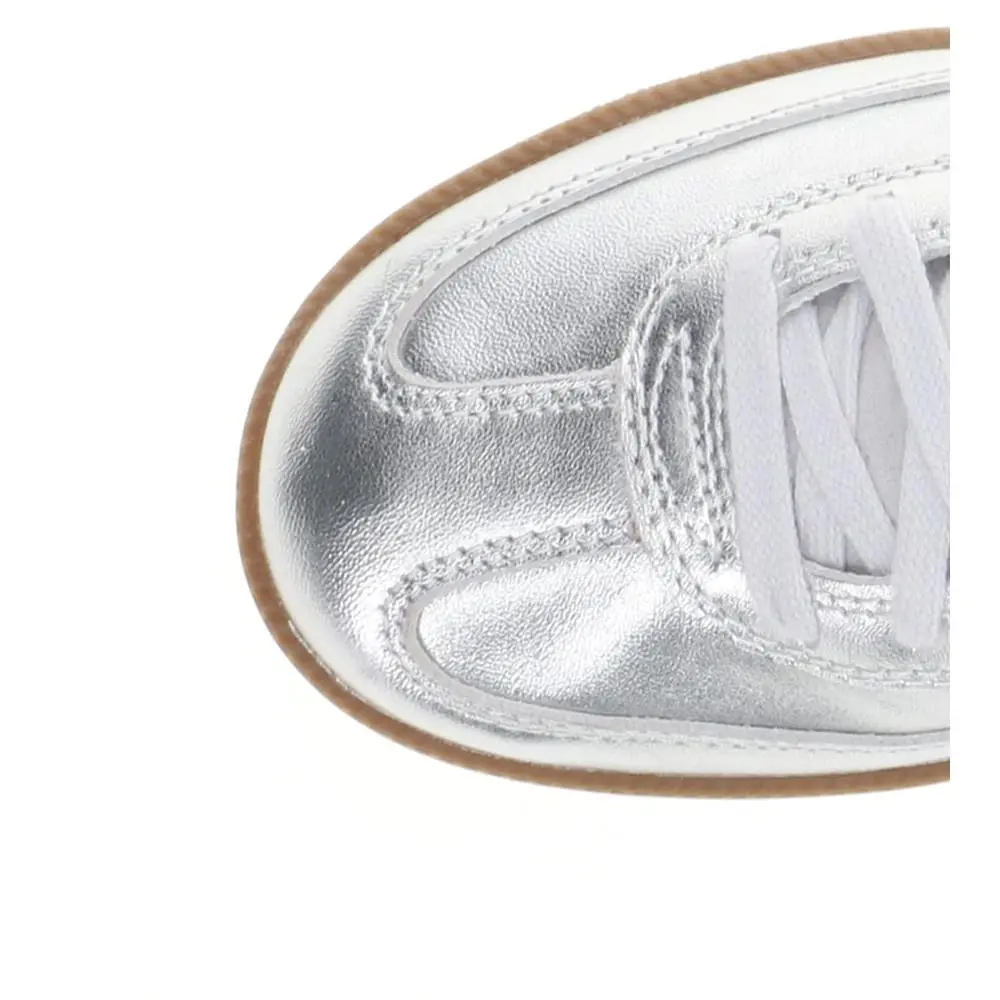 Diadora shoes - diadora Trainer Metallic Lace Up - 181987-90001 - Silver (UPC: 197020490383) 5