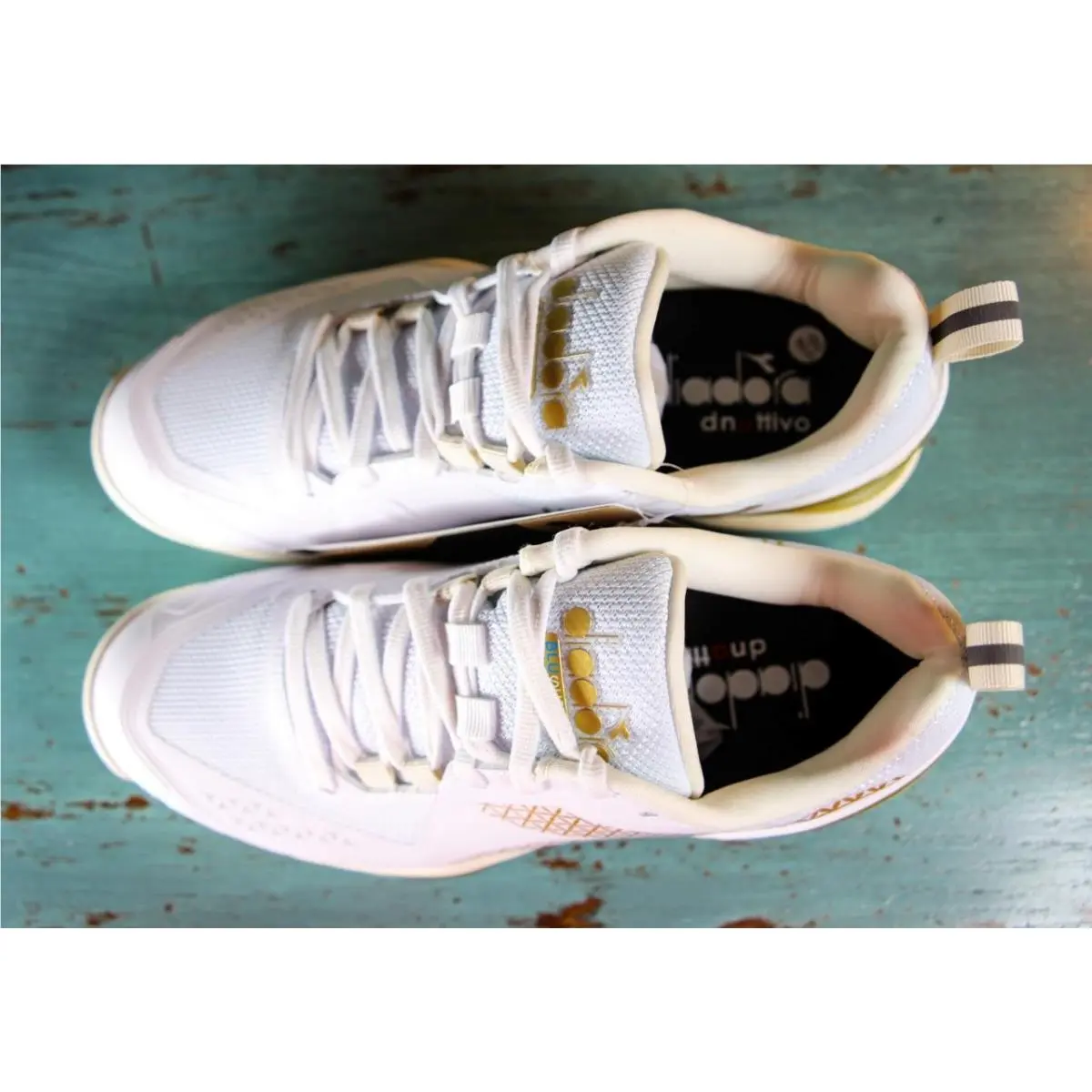 Diadora shoes - Blushfield Torneo 2 - Blushfield Torneo - 101179503 01 - White/Gold (UPC: 197020153417) 12