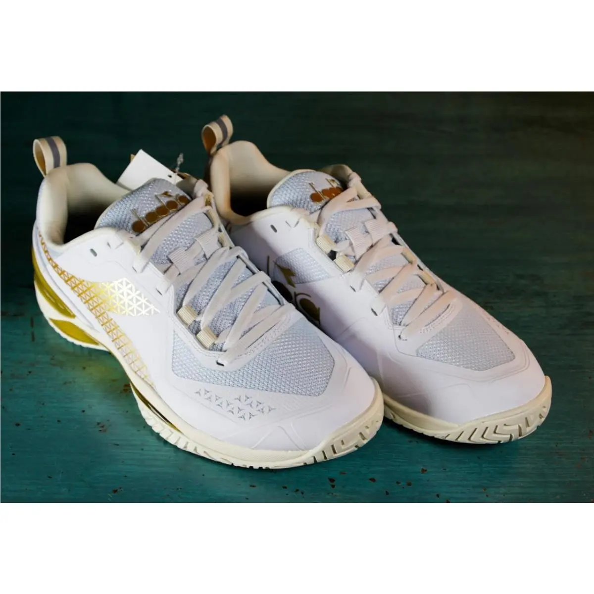 Diadora shoes - Blushfield Torneo 2 - Blushfield Torneo - 101179503 01 - White/Gold (UPC: 197020153417) 7