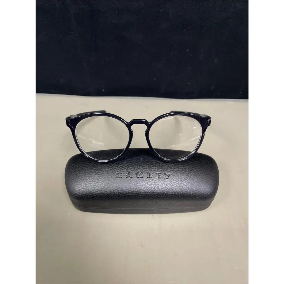 Oakley Exchange R 8184 Eyeglasses 818404 - Black Men Round