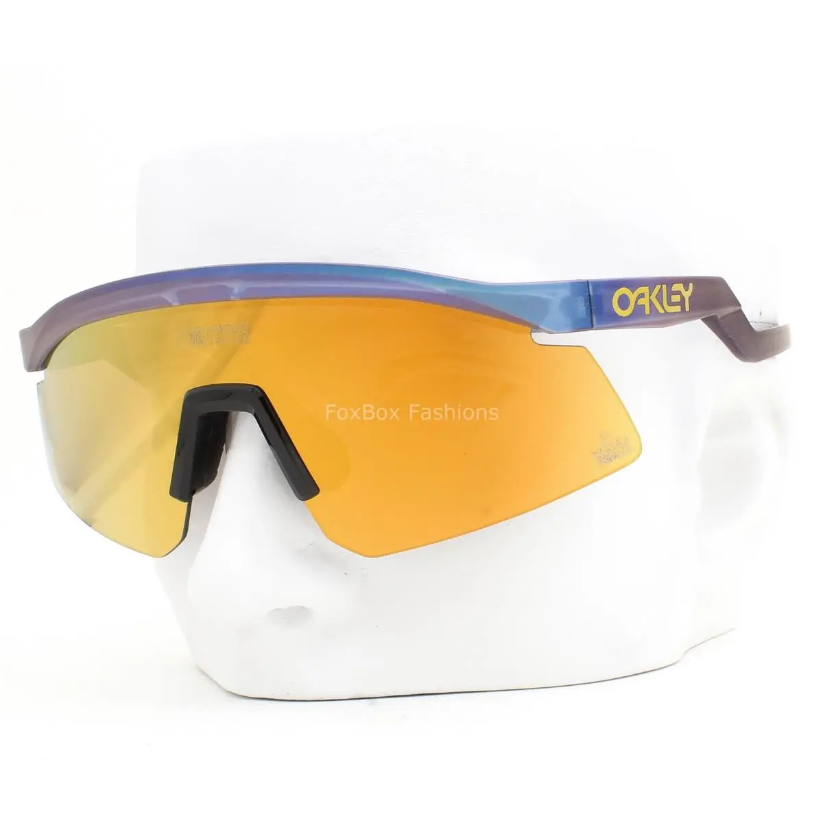 Fortnite Hydra Sunglasses OO9229-1837 Matte Cyan Violet Prizm 24K W/case by Oakley