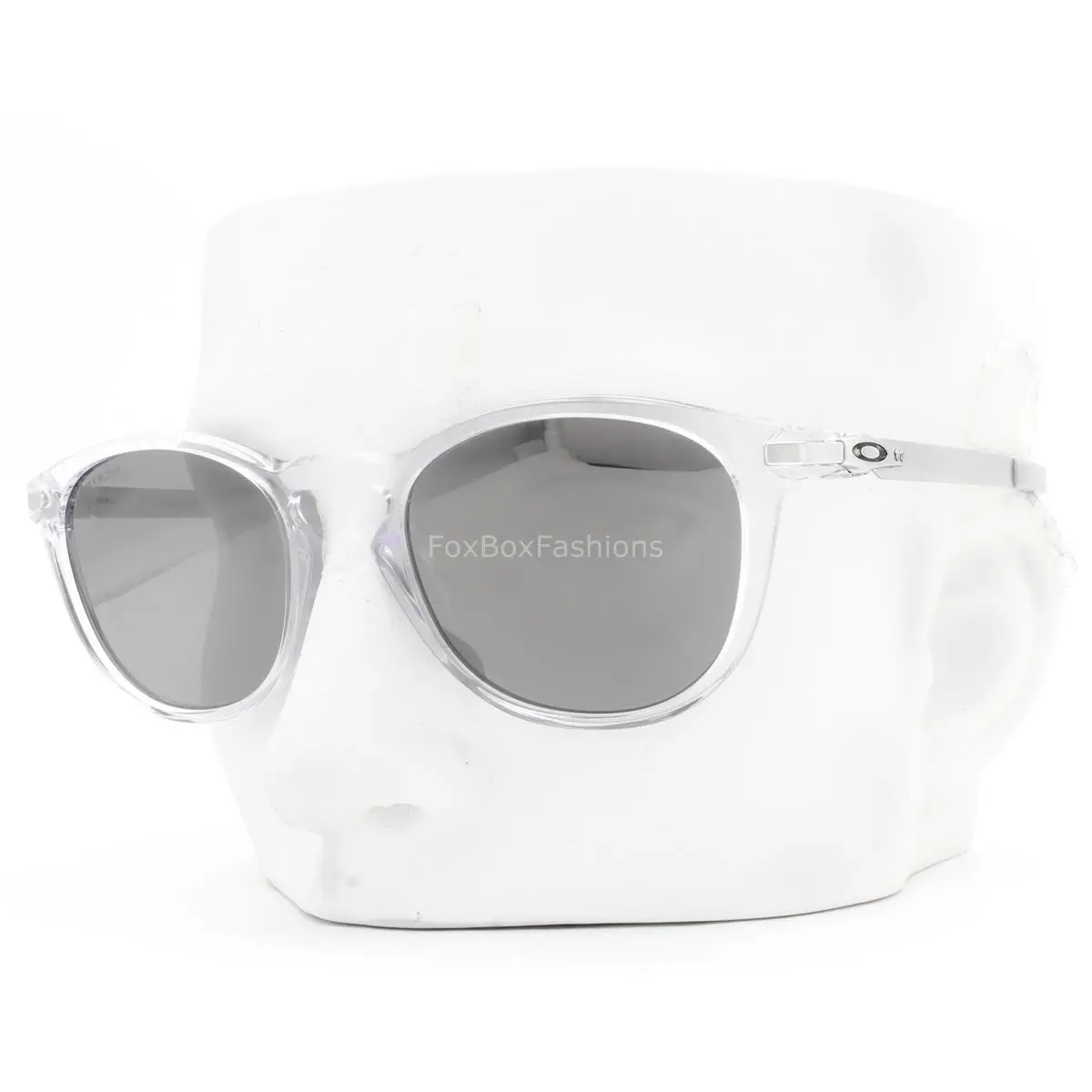 Oakley Pitchman R Sunglasses Shiny Clear Prizm Black OO9439-0250 with Pouch