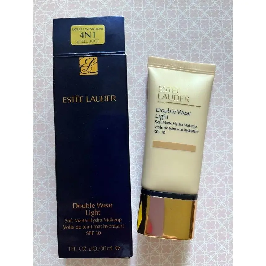 Estee Lauder Double Wear Light Soft Matte Hydra Makeup 4N1 Shell Beige Ret