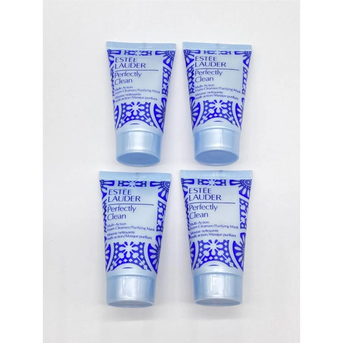 4 Estée Lauder Perfectly Clean Multi-action Foam Cleanser Purifying Mask 1oz