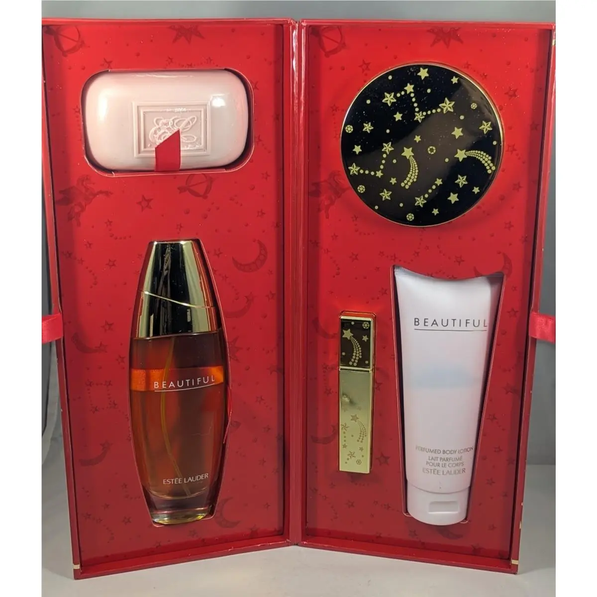 Beautiful Ultimate Luxuries Estee Lauder Perfume Lotion Powder 5-Piece Set