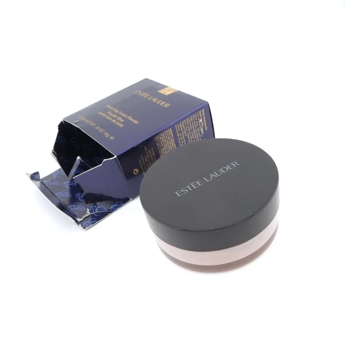 Estee Lauder Perfecting Loose Powder Light .35oz 10g Transparent Finish Ykfm