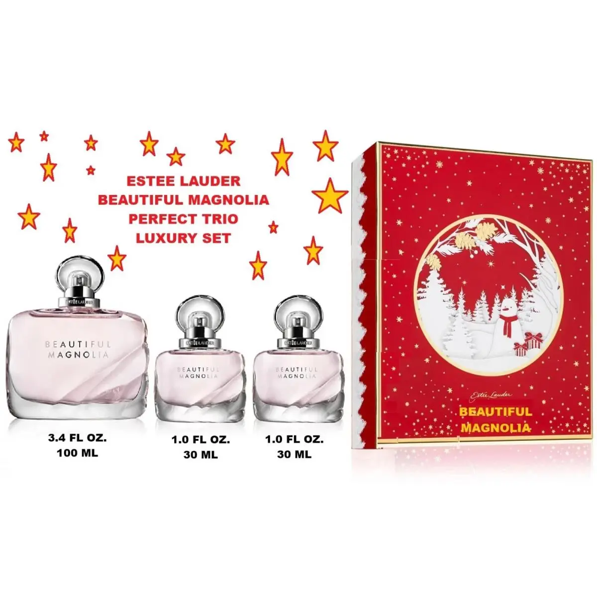 Estee Lauder Beautiful Magnolia Perfect Trio Eau De Parfum Spray 3pcs Katz