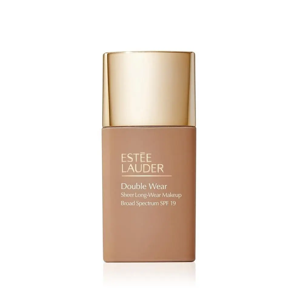 Estee Lauder Double Wear Sheer Long Wear Foundation 4C3 Softan Makeup Spf 19