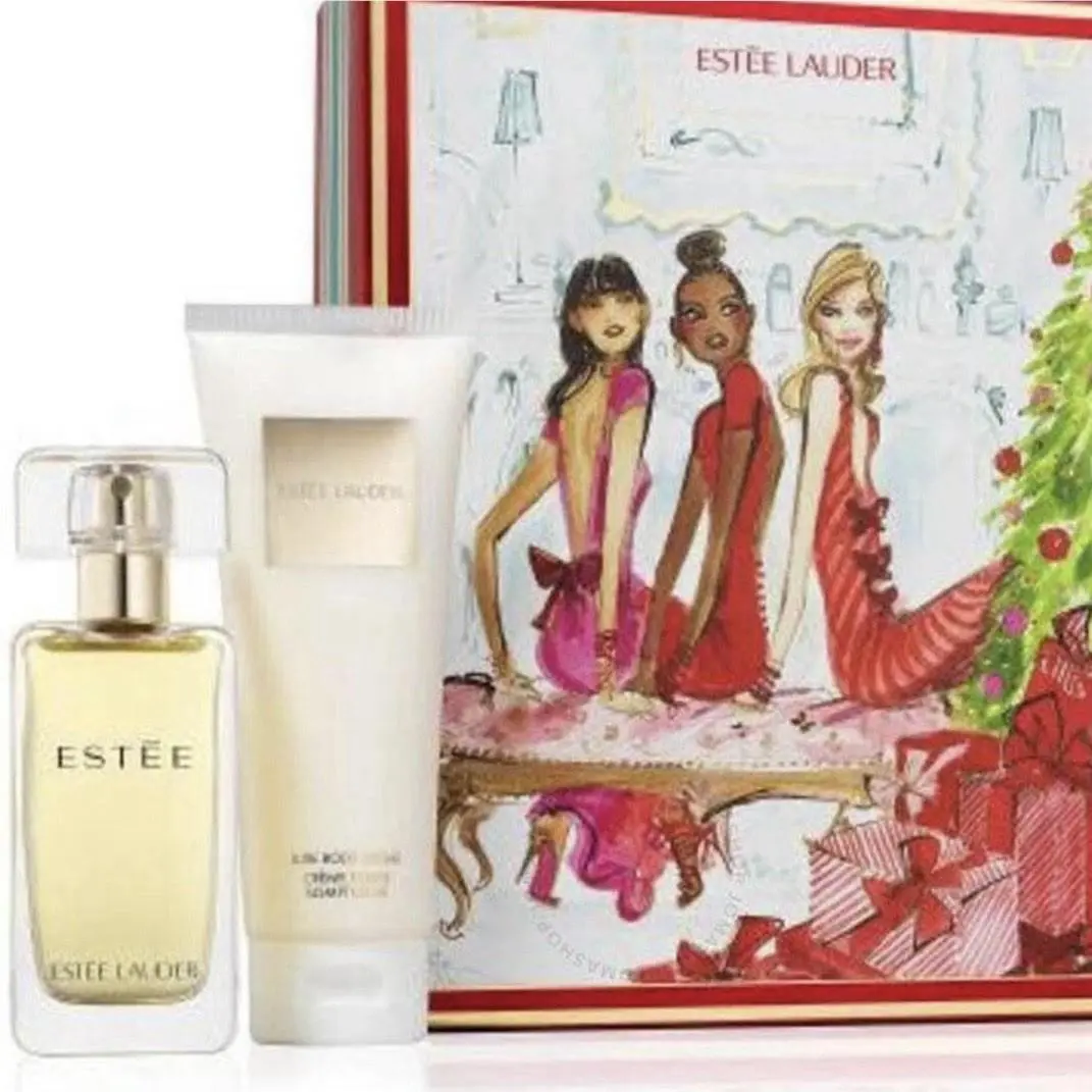Estee Lauder Estee Indulgent Duo Set 1.7 Super Cologne Spray 3.4 Luxe Body Creme