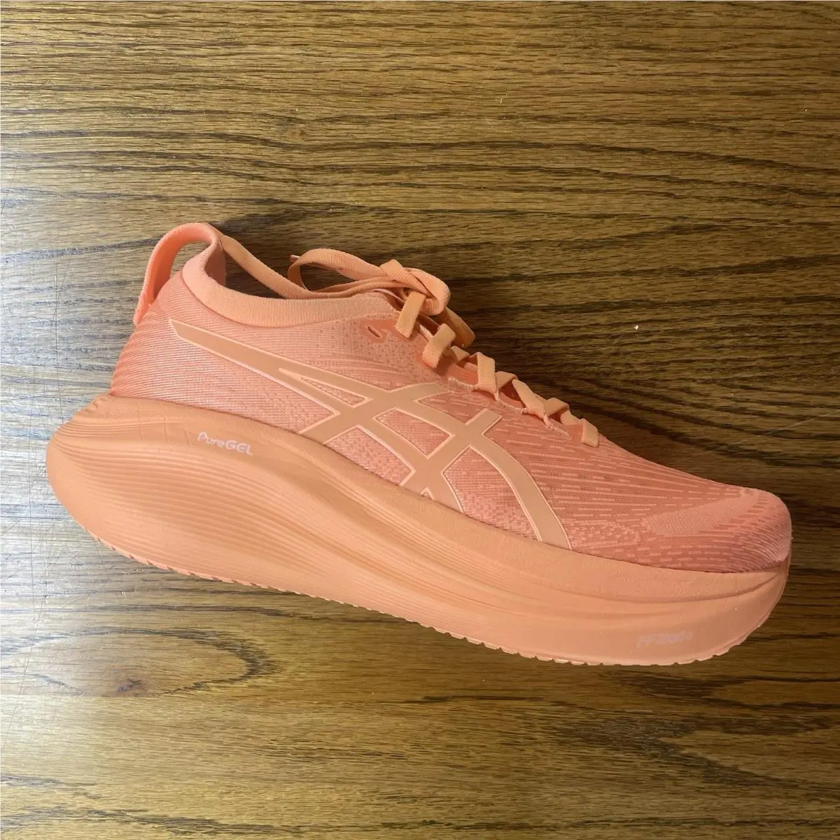 Size 8.5 Asics Gel-nimbus 27 Lite Show Mojave Orange Womens 1012B817-800 Running