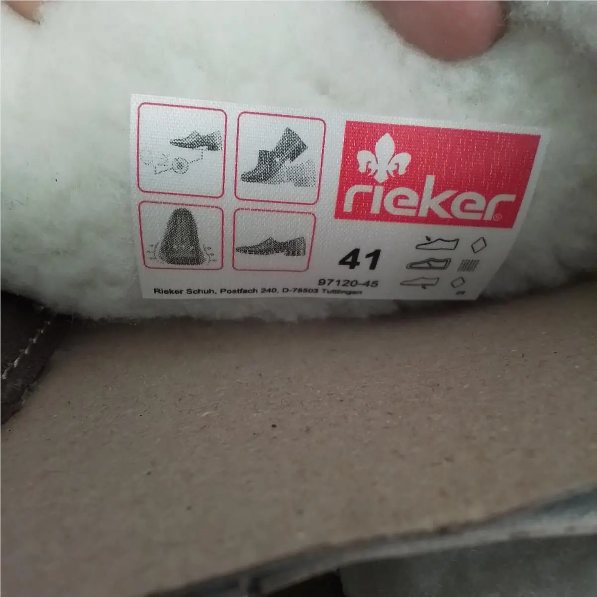Rieker shoes - Rieker 97120-45 - Gray (UPC: 4060596014528) 3