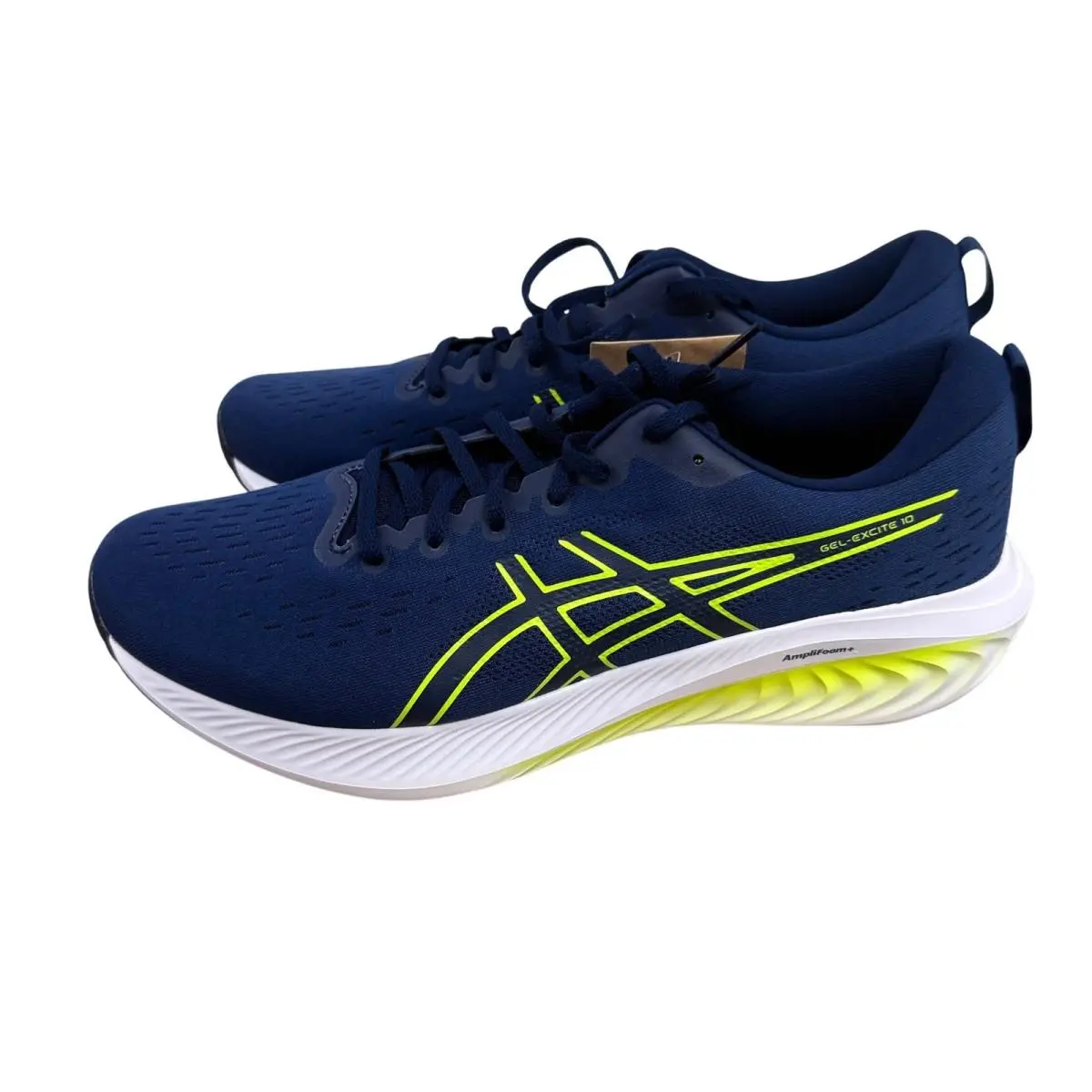 Asics Gel-excite 10 Running Shoes Mens 12 Blue Expanse Yellow 1011B600-404