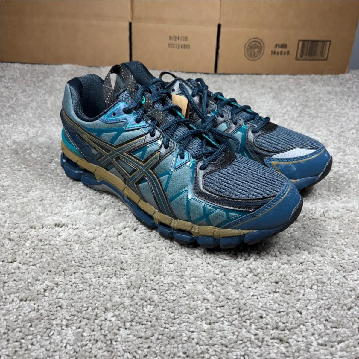 Asics UB10-S Gel-kayano 20 Vintage Indigo Sea Glass 1203A664 Mens 11.5