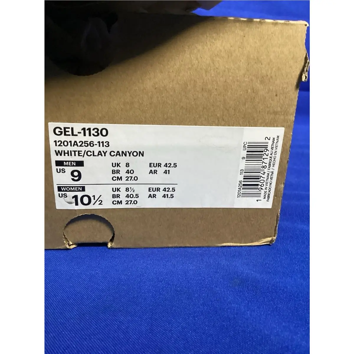 Asics shoes - ASICS GEL-1130 - 1201A256 - White, Silver, Black, Gold 11