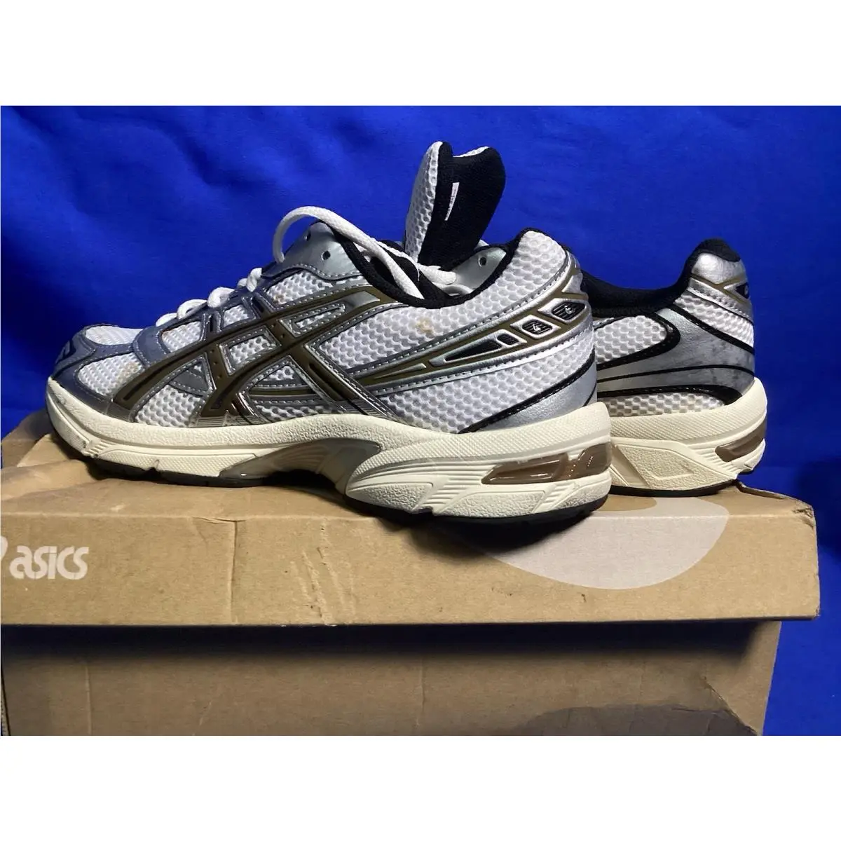 Asics shoes - ASICS GEL-1130 - 1201A256 - White, Silver, Black, Gold 0
