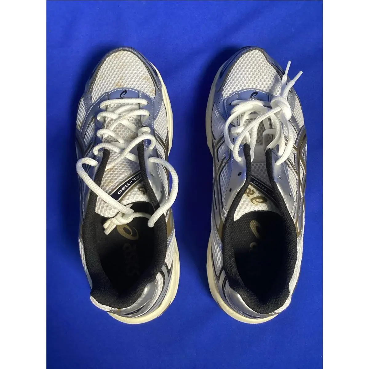 Asics shoes - ASICS GEL-1130 - 1201A256 - White, Silver, Black, Gold 2