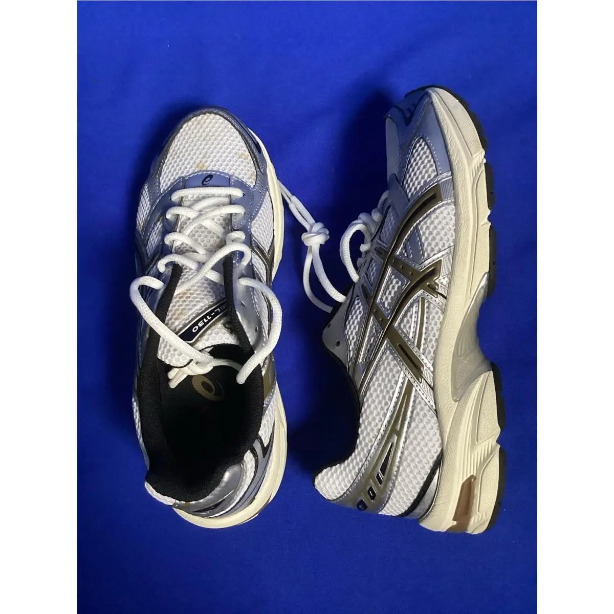 Asics shoes - ASICS GEL-1130 - 1201A256 - White, Silver, Black, Gold 3