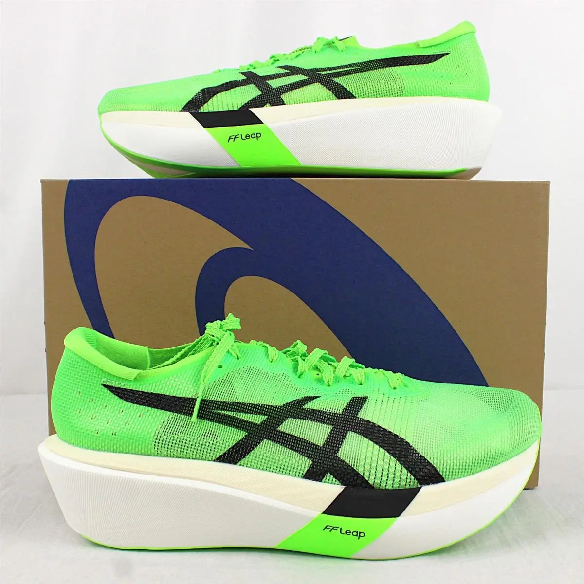 Asics Metaspeed Sky Tokyo Running Shoes In Green Gecko Men`s Size 9 1013A162-300