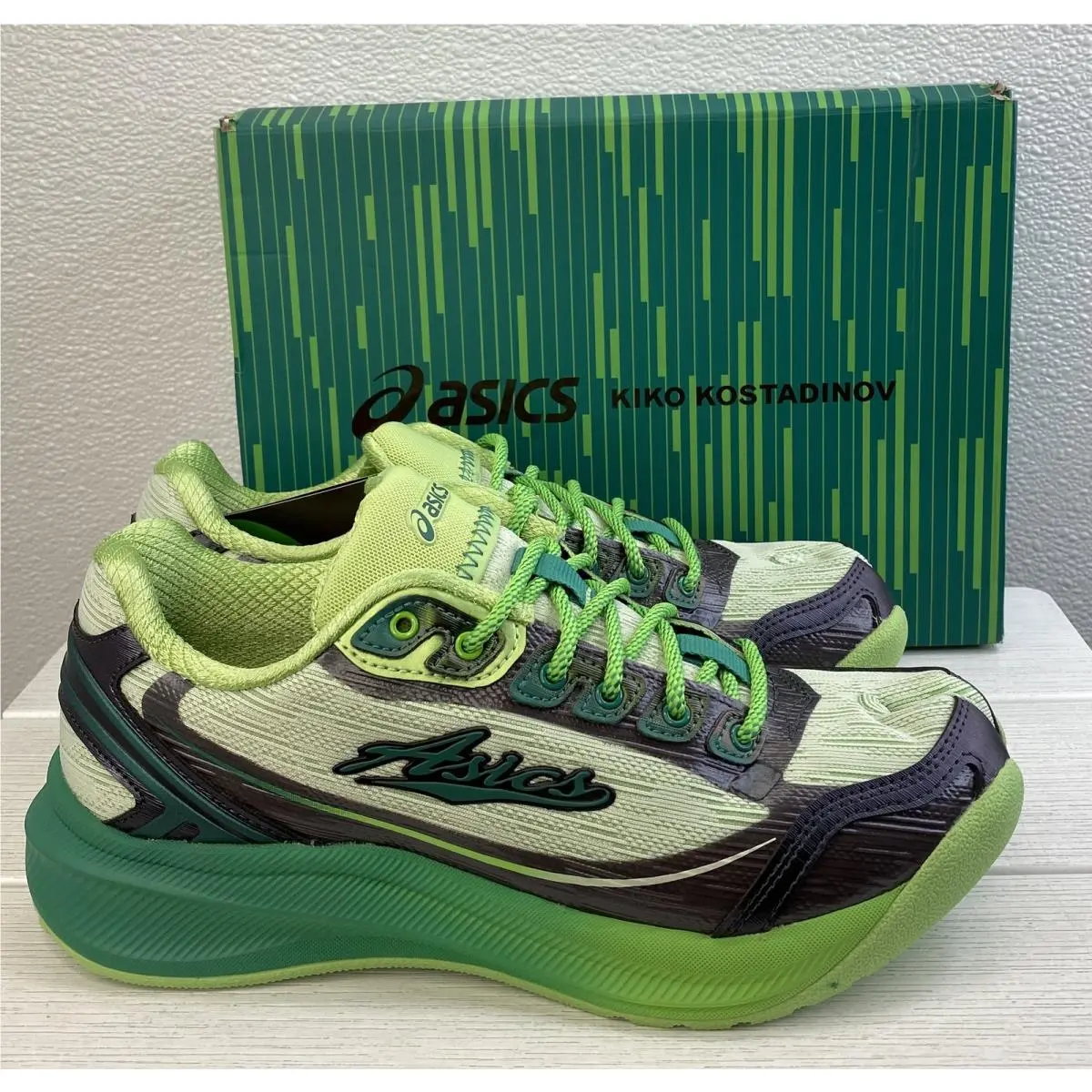 Kiko Kostadinov x Asics Iiargi FF II Unisex M5.5 W7 Sage Frost Tatami Green