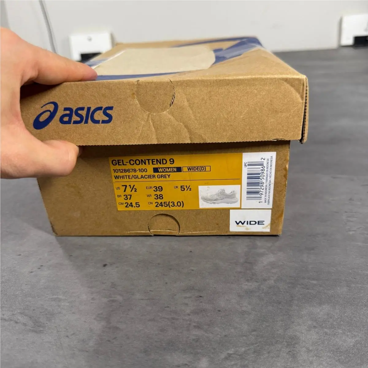 Asics shoes - ASICS GEL-CONTEND 9 - White 5