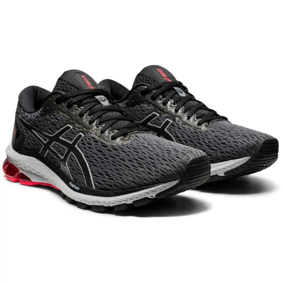 Asics GT-1000 9 Men`s Running Shoes Carrier Grey/black/red Size 12