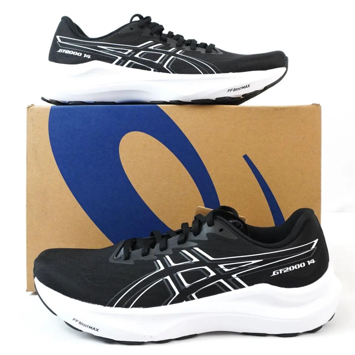 Asics GT-2000 14 Mesh Sneakers In Black White - Men`s Size 10.5 1011C056-001