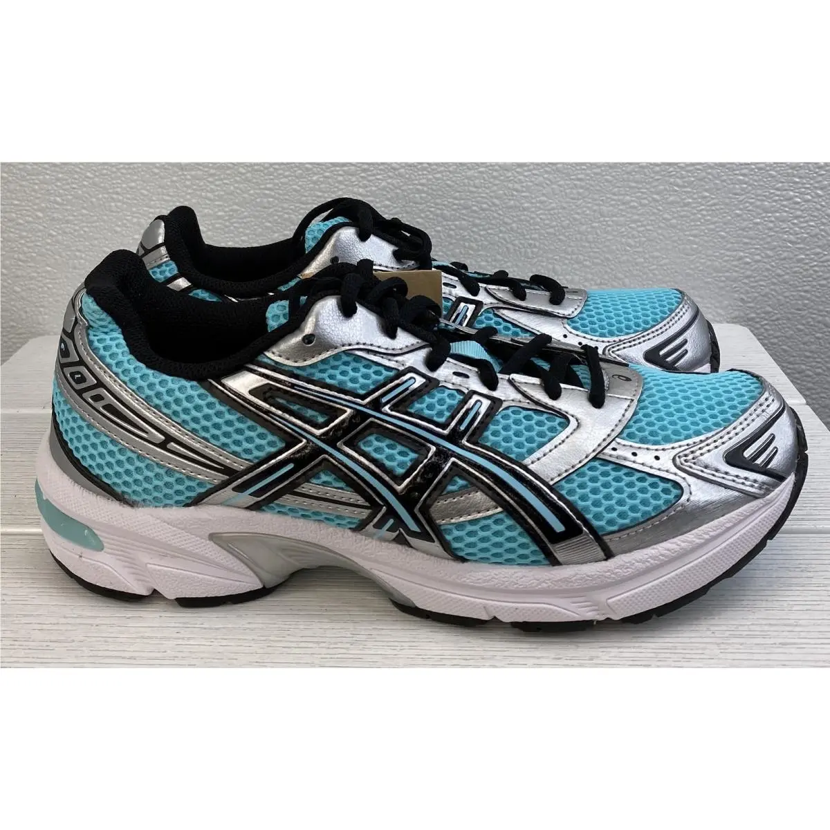 Asics Gel-1130 Unisex M6.5 W8 Larimar Blue/pure Silver Mesh Athletic Sneakers