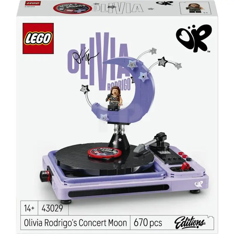 Lego Editions Olivia Rodrigo`s Concert Moon 43029 Collectible Building Toy Set