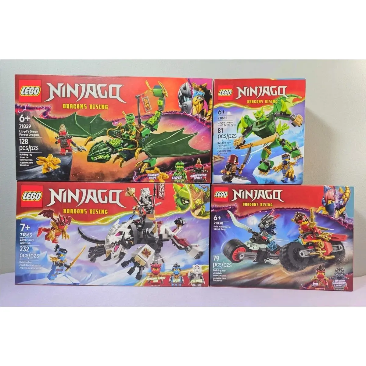 Lego Ninjago Sets - 71829 71838 71862 71863 - /