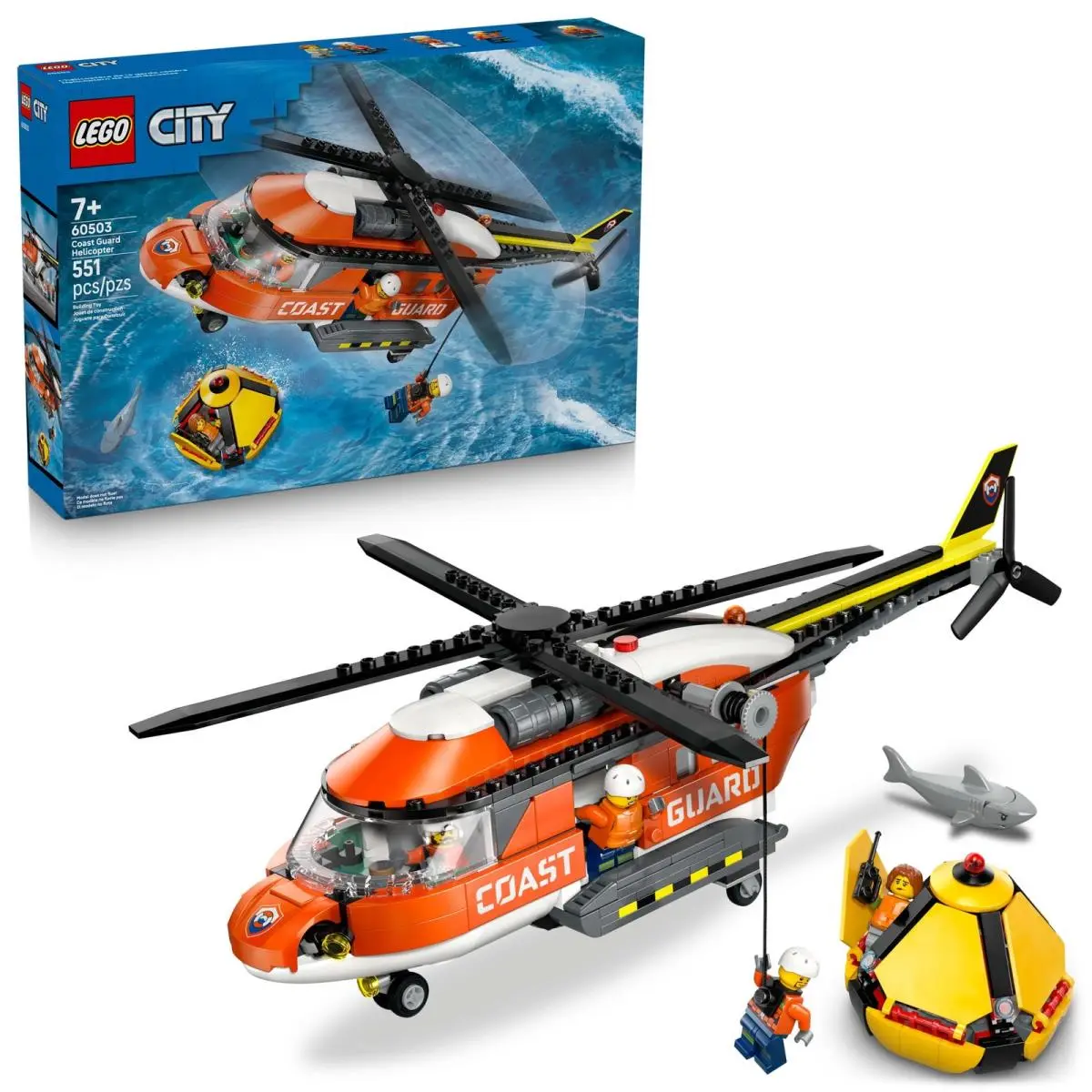 Lego City Coast Guard Helicopter Set