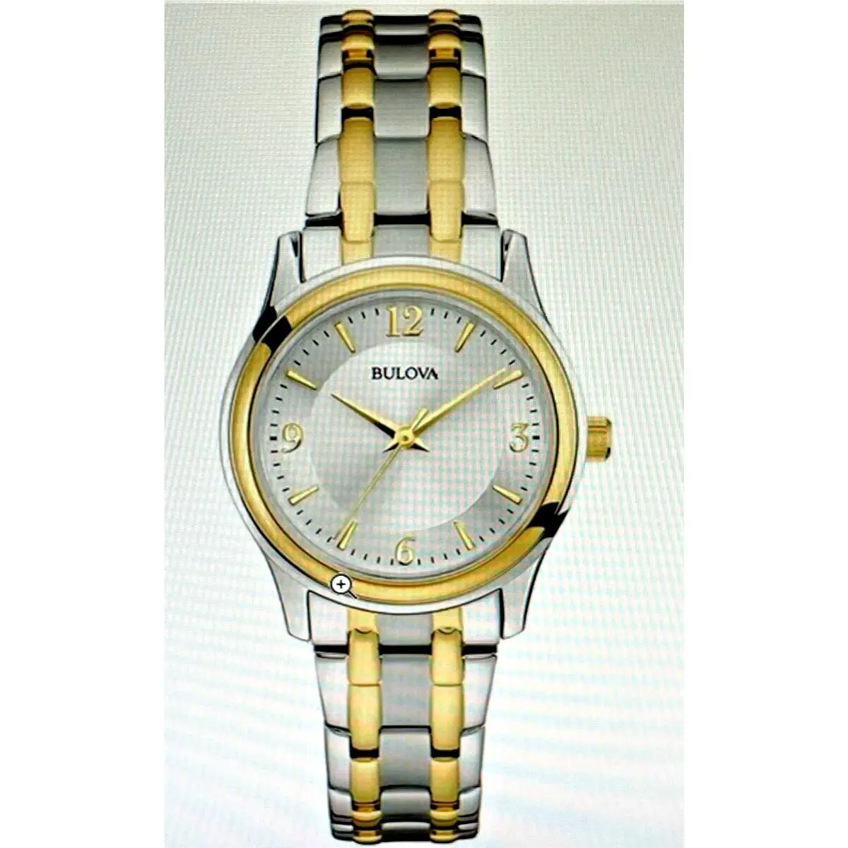 Bulova Womens 98L218 Corporate Collection Quartz Stainless Steel Watch