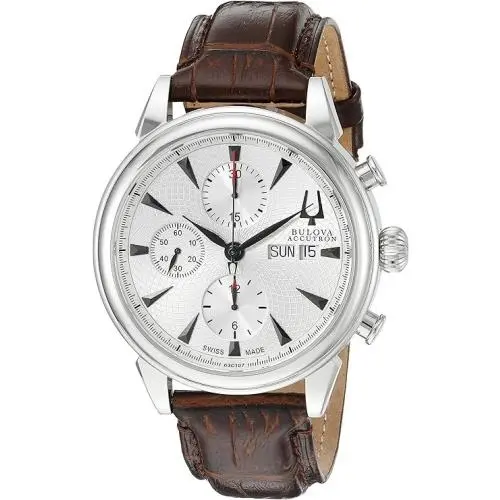 Bulova Accutron Men`s 63C107 Gemini Swiss Mechanical Automatic Chronograph Watch