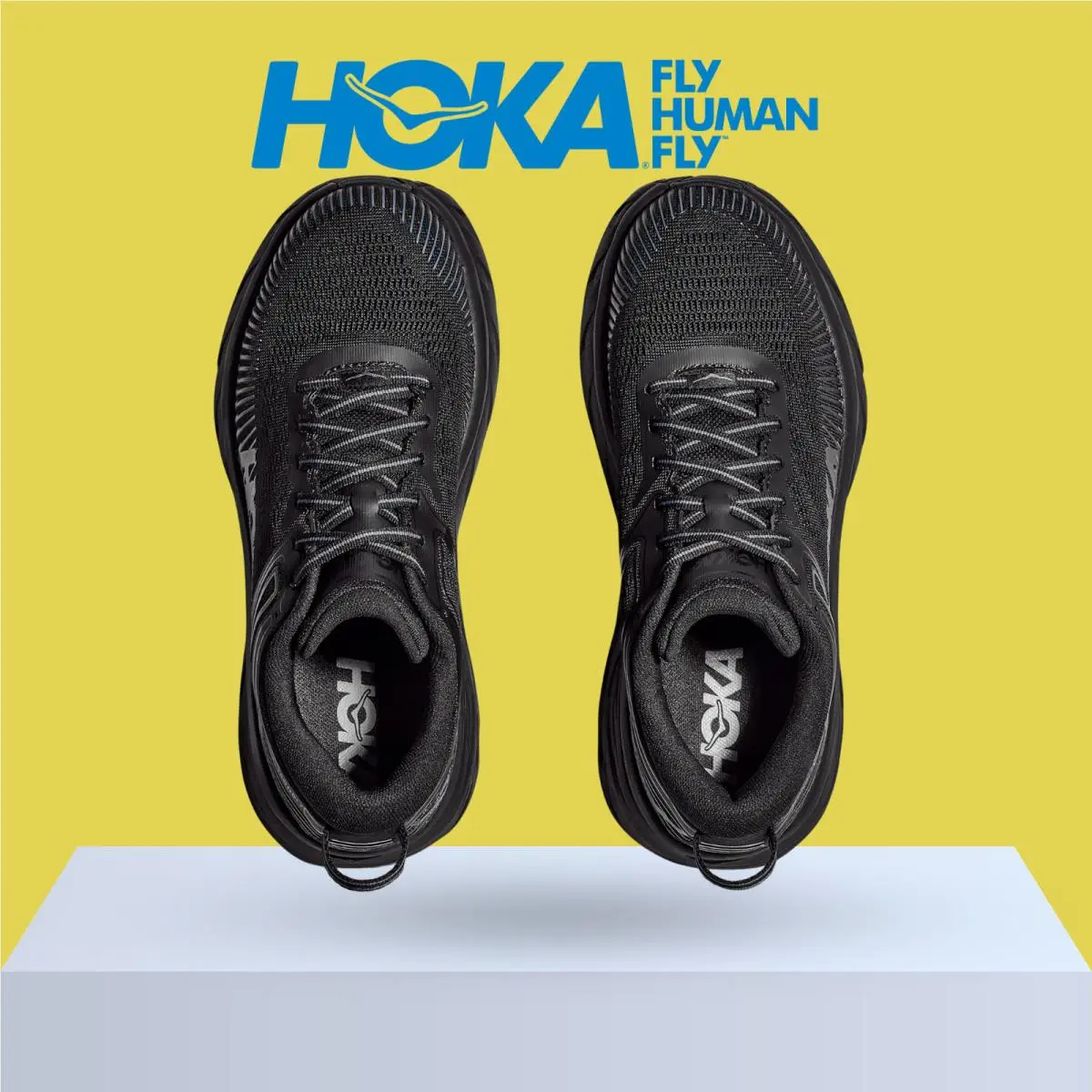 Hoka shoes - Hoka One One Bondi 7 - Black/Black 7
