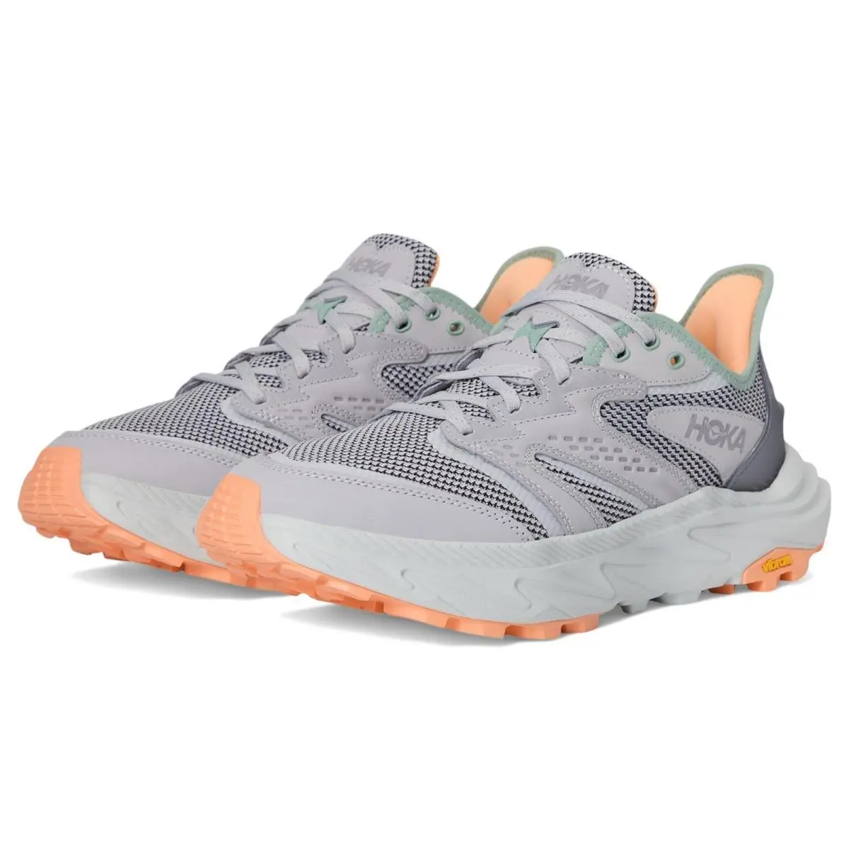 Hoka One One Anacapa 2 Freedom 1155193-ACG Women`s 11 Gray Running Shoes MEW2401