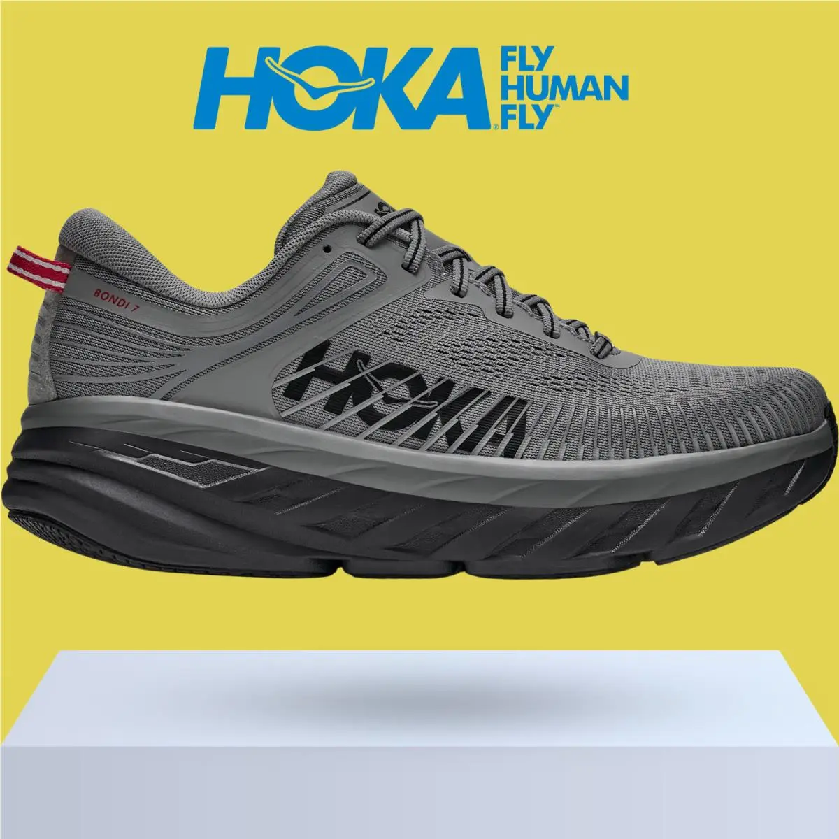 Hoka One One Bondi 7 Men Sneaker Shoes US Size 7-14 Colors Casual
