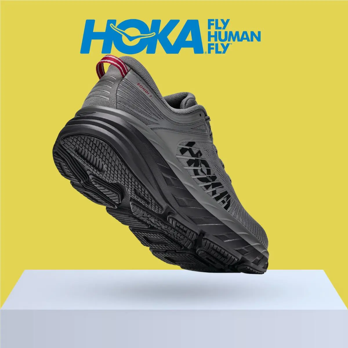 Hoka shoes - Hoka One One Bondi 7 - Asteroid/Black 3
