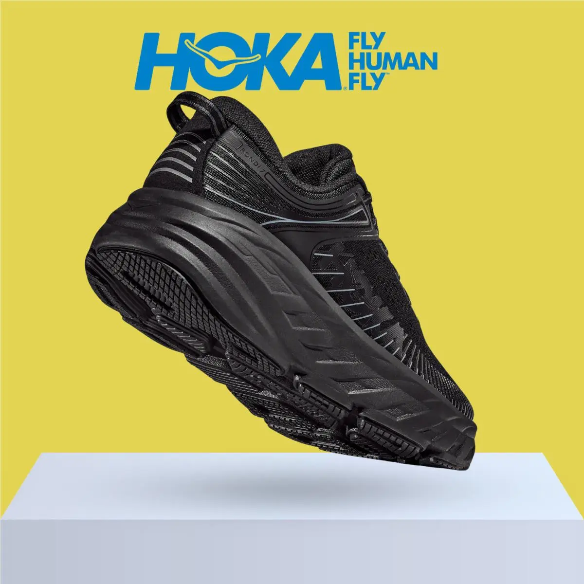 Hoka shoes - Hoka One One Bondi 7 - Asteroid/Black 38
