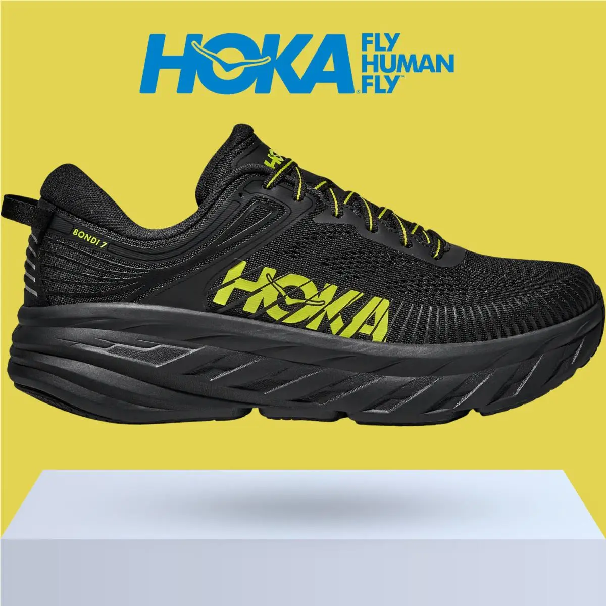 Hoka shoes - Hoka One One Bondi 7 - Asteroid/Black 9