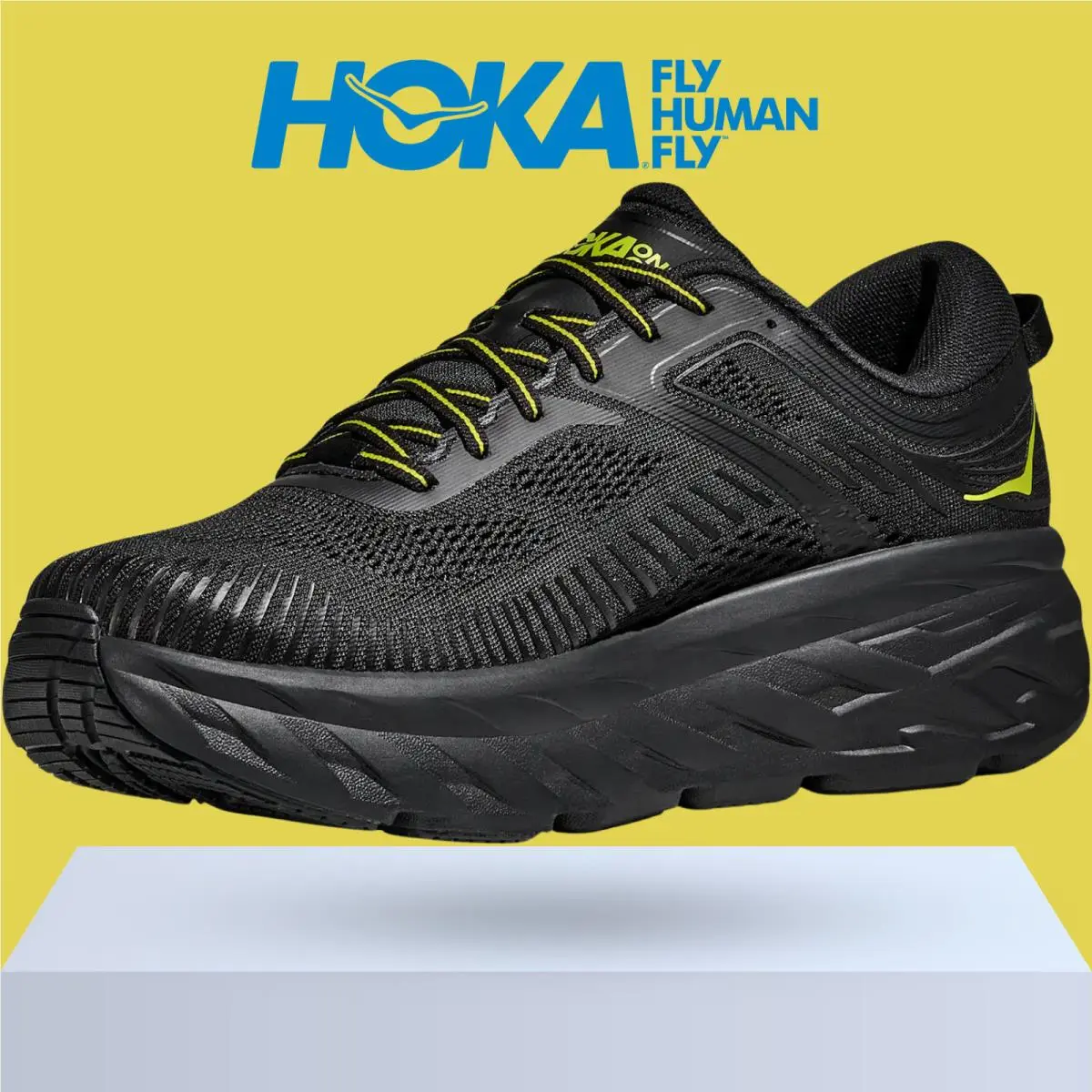 Hoka shoes - Hoka One One Bondi 7 - Asteroid/Black 10